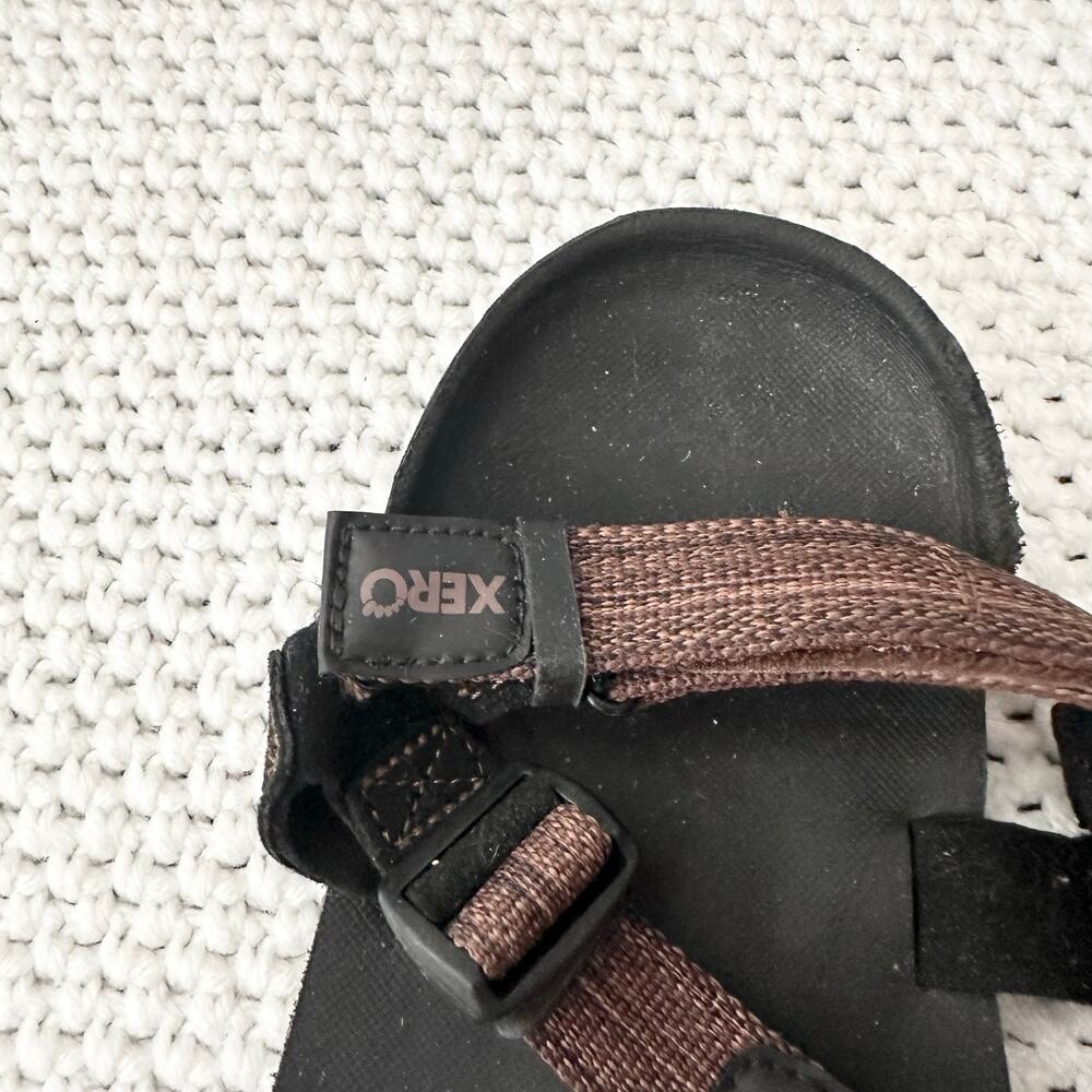 Xero Shoes Men Multi Brown Strappy Z Trail EV Sandals Shoes Size 10 Hook Loop - Picture 5 of 8